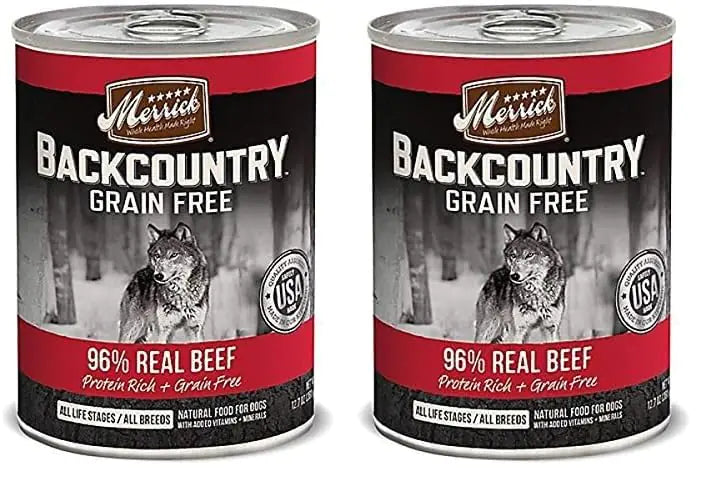 Merrick Backcountry Beef Feast Can Dog Food Twin-Pack