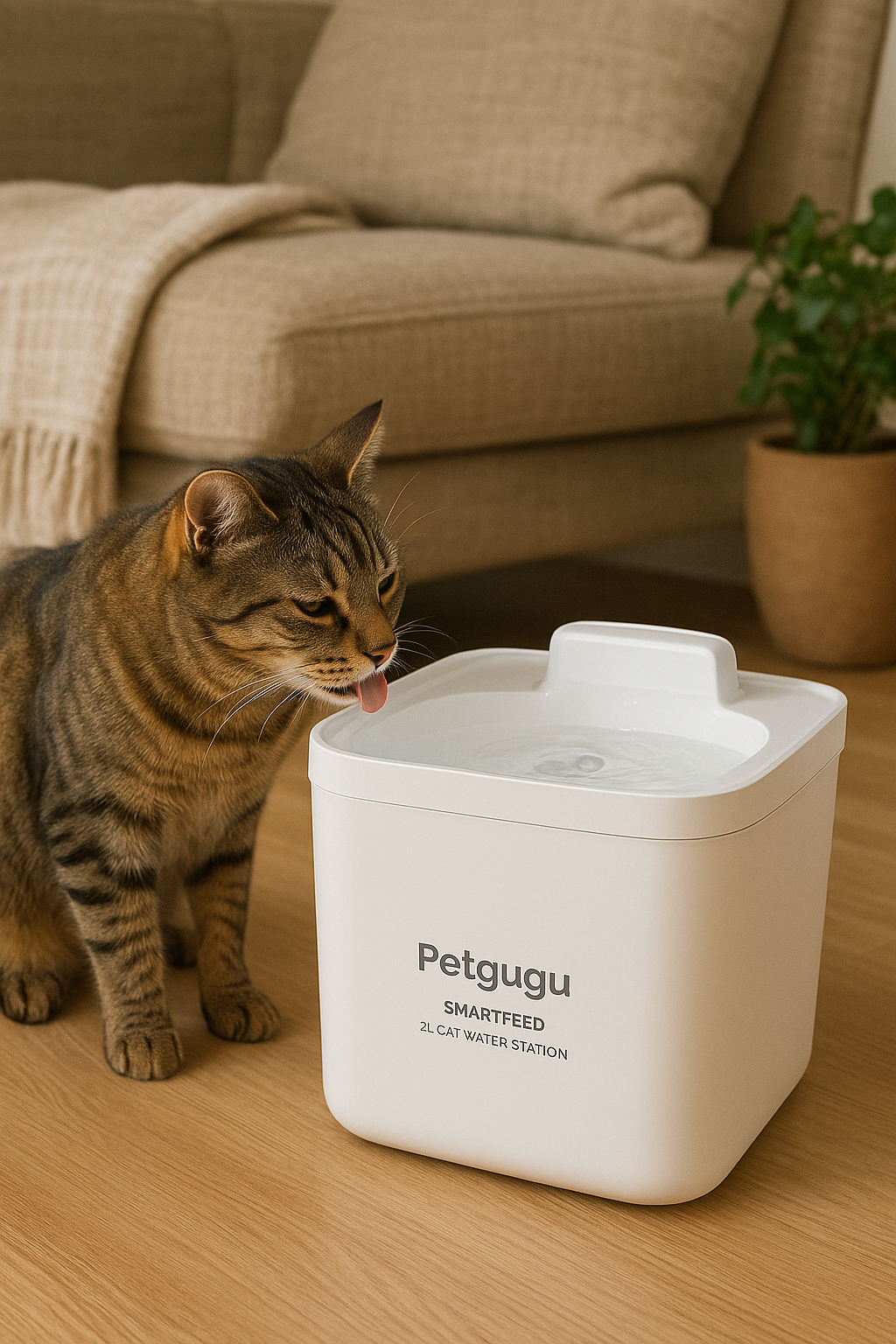Petgugu SmartFeed 2L Cat Water Station