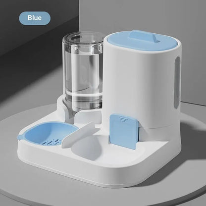 Zenvra automatic cordless anti-tip pet feeder bowl with secure base and food dispenser for pets.