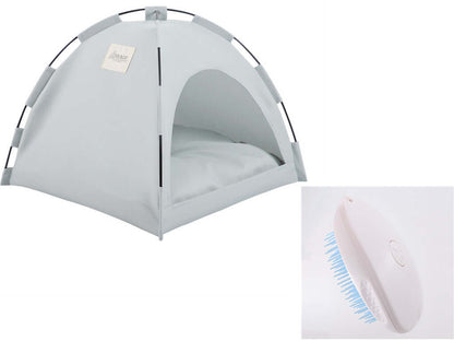 Zenvra cooling cat tent bed with soft pet sofa house, providing a comfortable and breathable resting space for cats.