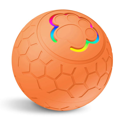 Zenvra electric intelligent remote control jumping pet ball with colorful LED lights for interactive fun with cats and small pets.