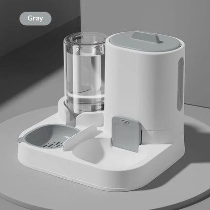 Zenvra automatic cordless anti-tip pet feeder bowl with stainless steel dish and secure base for feeding cats and dogs safely.