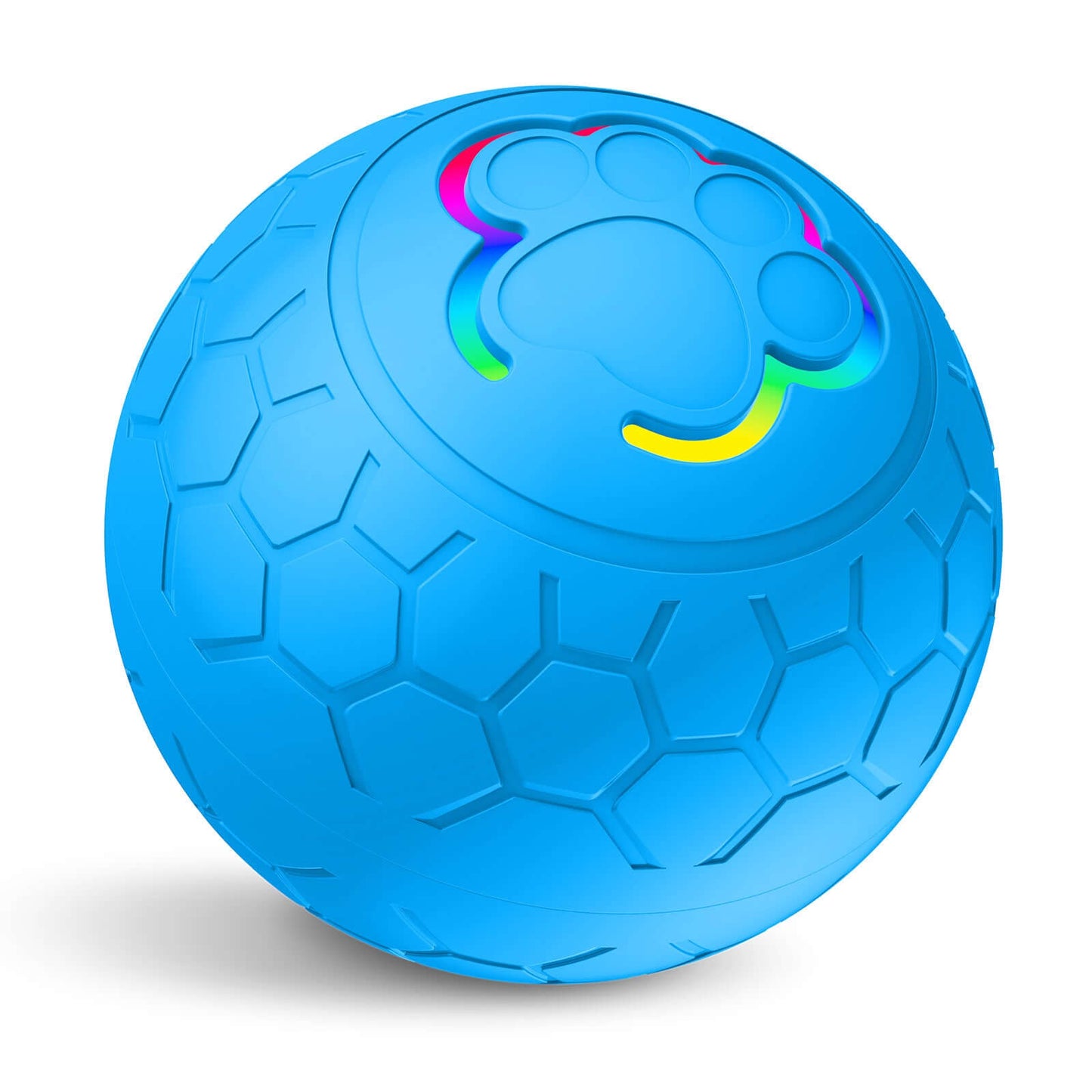 Zenvra electric intelligent remote control jumping pet ball with colorful LED lights and durable design for active play.
