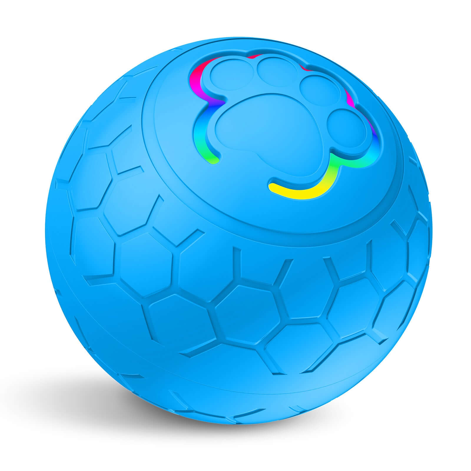 Zenvra electric intelligent remote control jumping pet ball with colorful LED lights and durable design for active play.