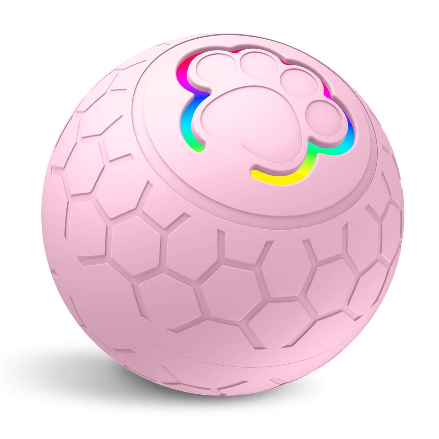 Zenvra electric remote control jumping pet ball with colorful LED lights and durable design for interactive play.