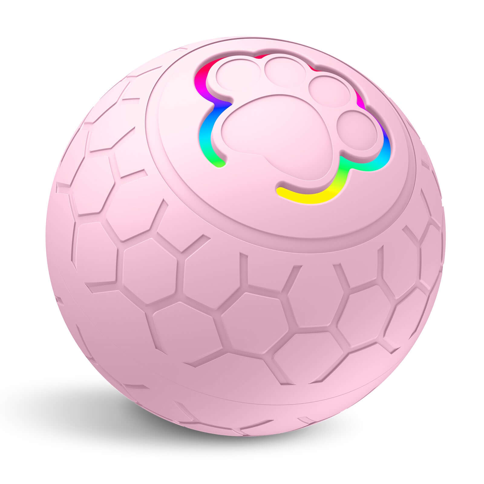 Zenvra electric remote control jumping pet ball with colorful LED lights and durable design for interactive play.