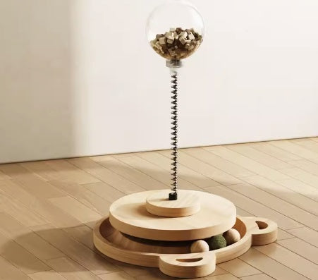 Durable Zenvra wear-resistant cat scratching post with textured surface for scratching and play, designed for pet entertainment.
