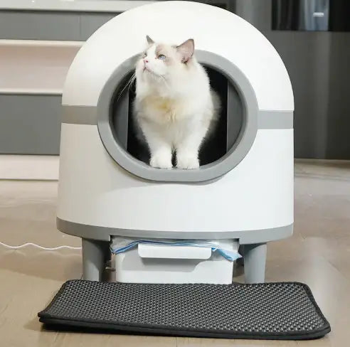 High-Capacity Touch-Control Smart Litter Box