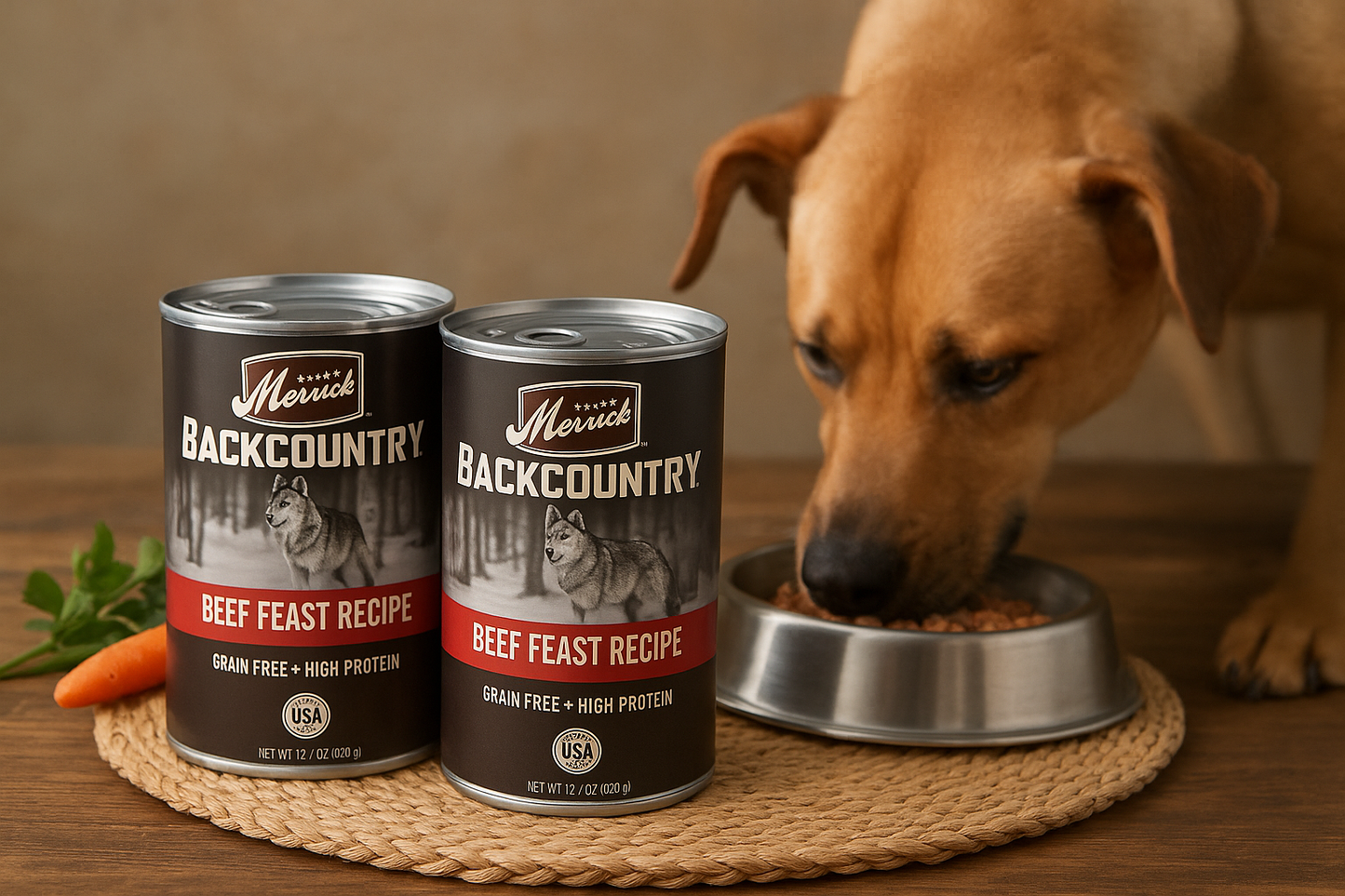 Merrick Backcountry Beef Feast Can Dog Food Twin-Pack