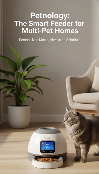 RFID Smart Cat Feeder for Multiple Pets