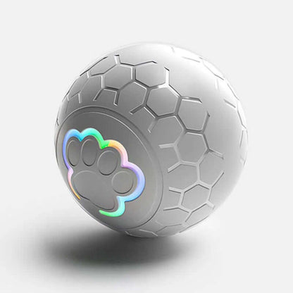 Zenvra electric intelligent remote control jumping pet ball with colorful LED lights and durable plastic design for interactive play