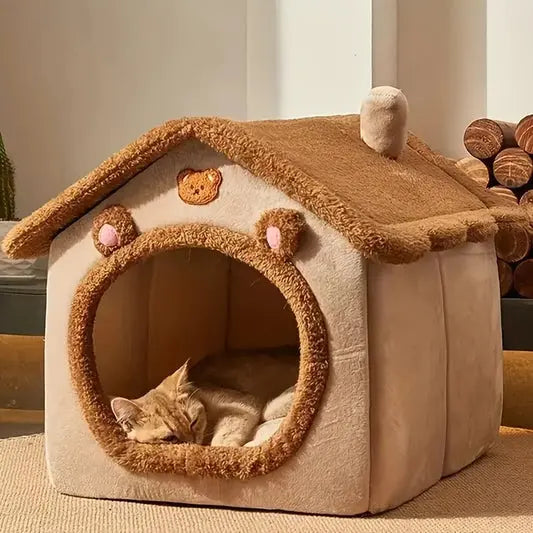 Removable washable pet house bed nest by Zenvra, cozy and soft for dogs to rest and sleep comfortably.