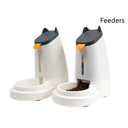 Zenvra large capacity automatic pet feeder with clear food container and adjustable dispensing opening for pets.