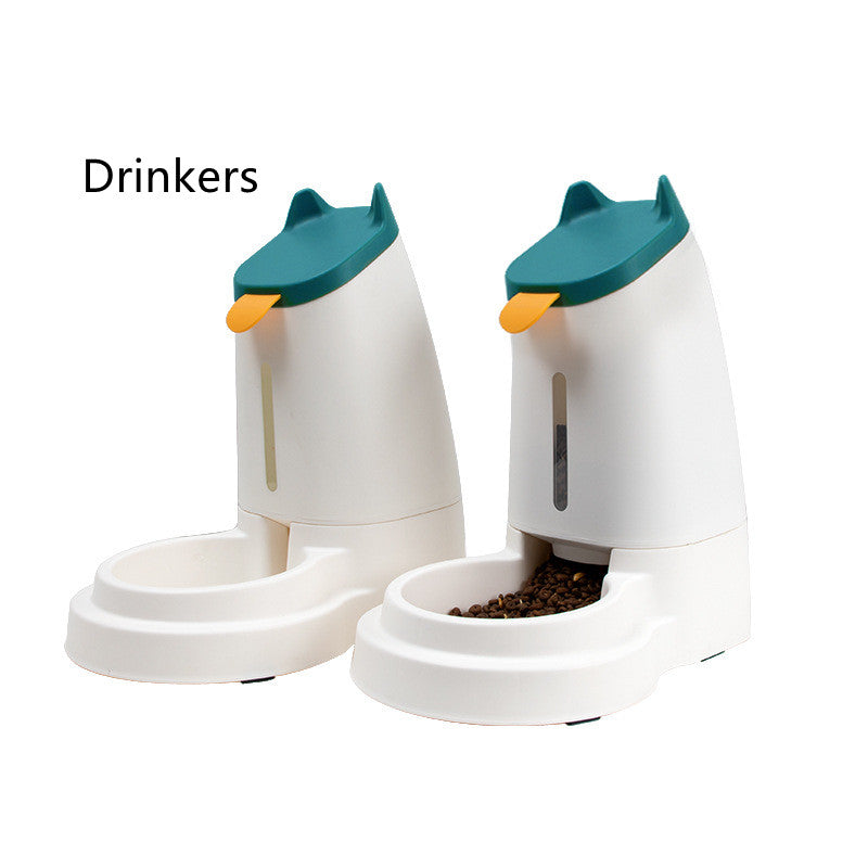 Zenvra large capacity automatic pet feeder with food dispenser, showing the sleek food storage container and dispensing mechanism.