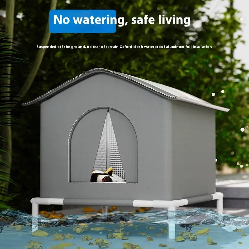 Zenvra waterproof winter outdoor cat shelter nest with cozy interior and durable exterior for cold weather protection