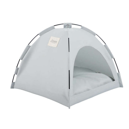 Zenvra cooling cat tent bed with soft pet sofa house, cozy and comfortable for cats to rest and relax indoors.