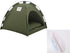 Cat Tent Cooling Mat for pets next to a grooming brush, perfect for indoor and outdoor use.