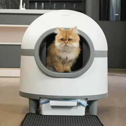 High-Capacity Touch-Control Smart Litter Box